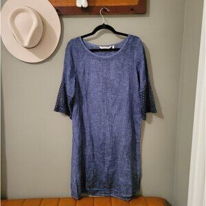 Soft Surroundings New Blue Dress Size Small